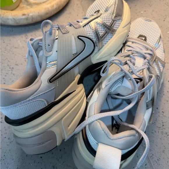 Nike White and Tan Athletic Shoes - Picture 7 of 7